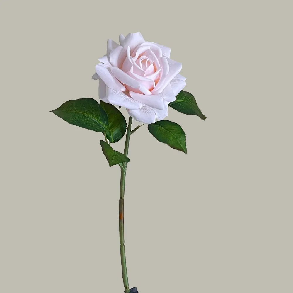 Multicolor Artificial Rose Silk Real Touch Faux Flower 42cm