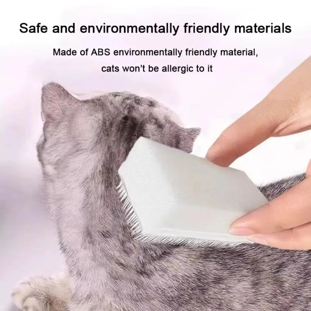 Pet Grooming Massage Brush – Silicone Cat Tongue Design