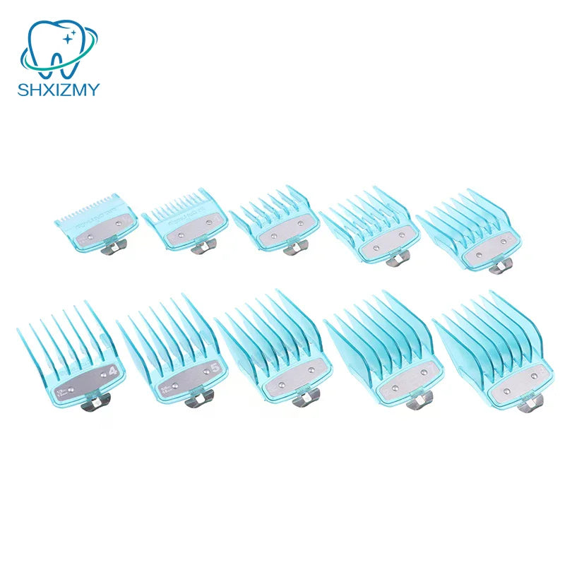 Hair Clipper Guard Combs 10 Sizes 1.5–25mm Barber Attachments