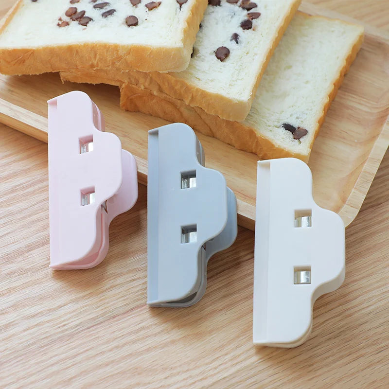 Reusable Food Bag Sealing Clips – Plastic Snack Bag Clamps