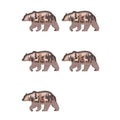 Bear & Deer Wood Wall Decor Set – Rustic Cabin Home Décor