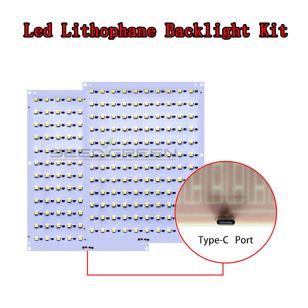 CMYK LED Backlight Panel for Bambu Lab Lithophane 3D Prints
