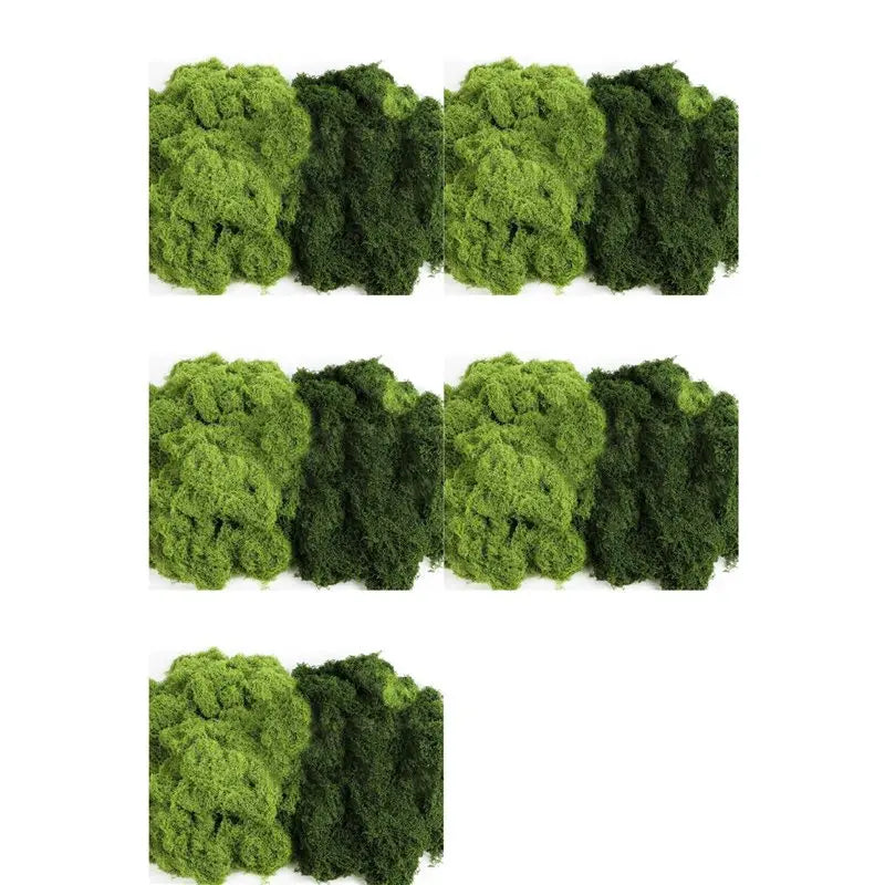 Fake Moss for Crafts 14.1 OZ Light & Dark Green Faux Moss
