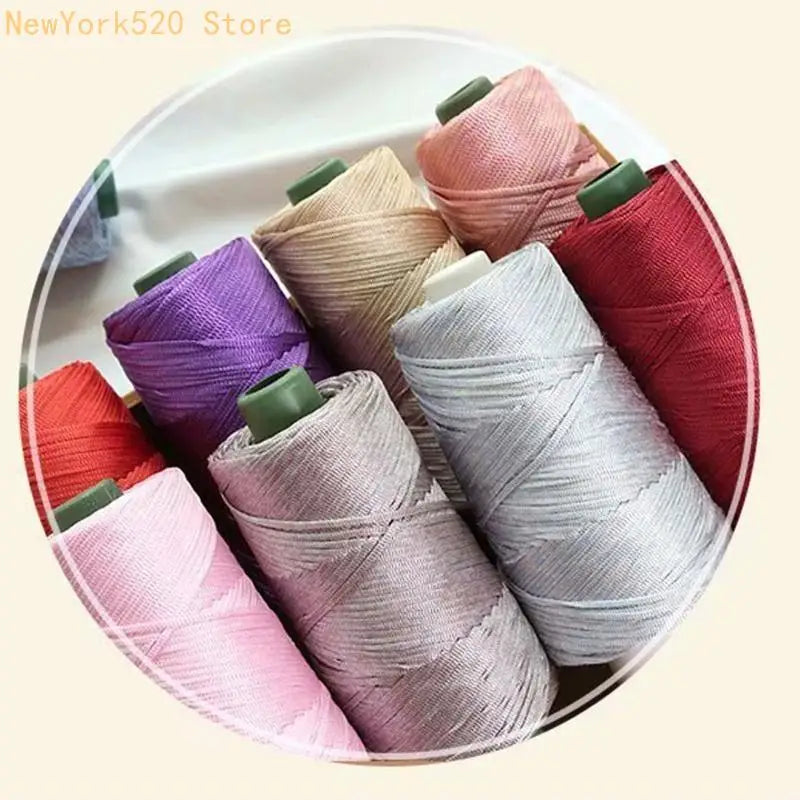 2mm Cotton Linen Braiding Cord – Colorful Weaving Thread for Crafts