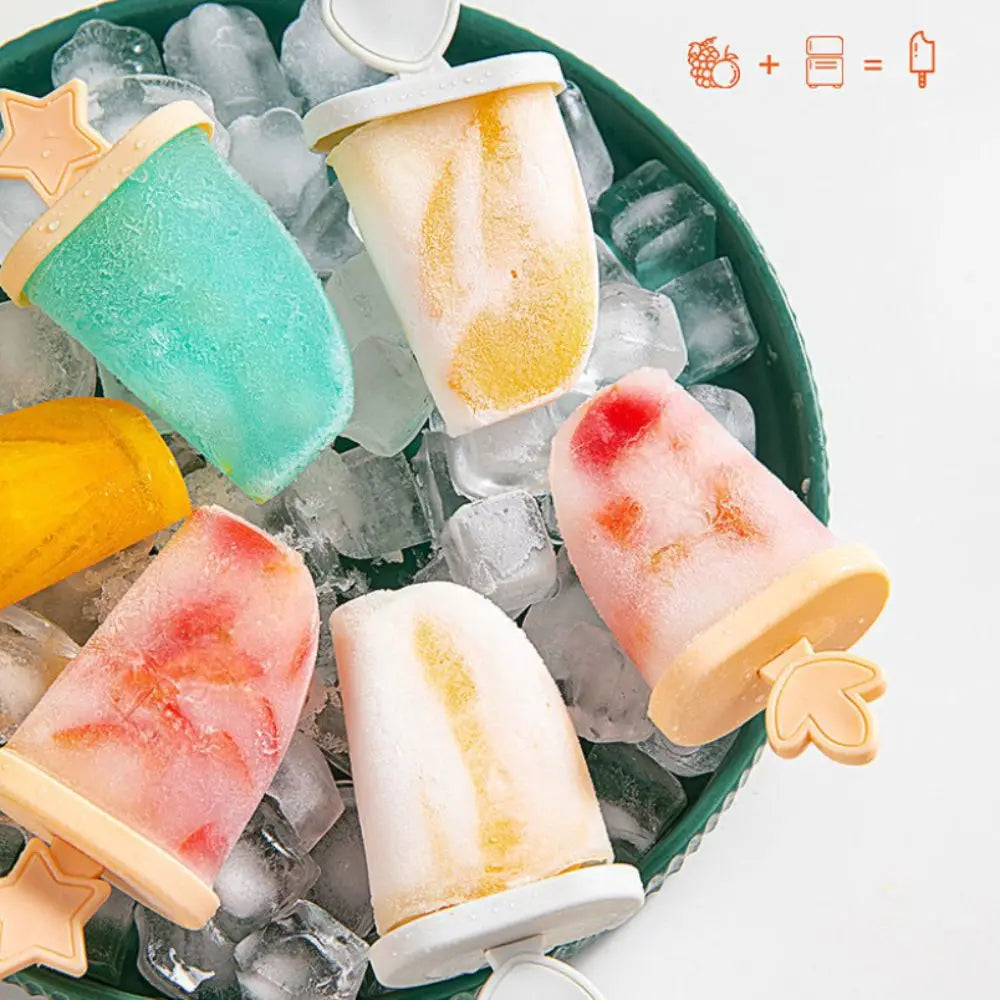 Reusable Popsicle Mold with Sticks & Drip Tray – Food Grade
