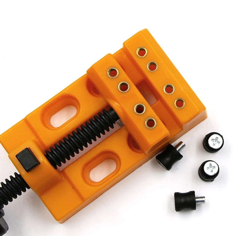 Mini Table Vise Bench Clamp Adjustable Drill Press Vice DIY