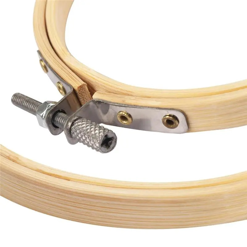 15-Pack 12 Inch Bamboo Embroidery Hoops Set for Needlework