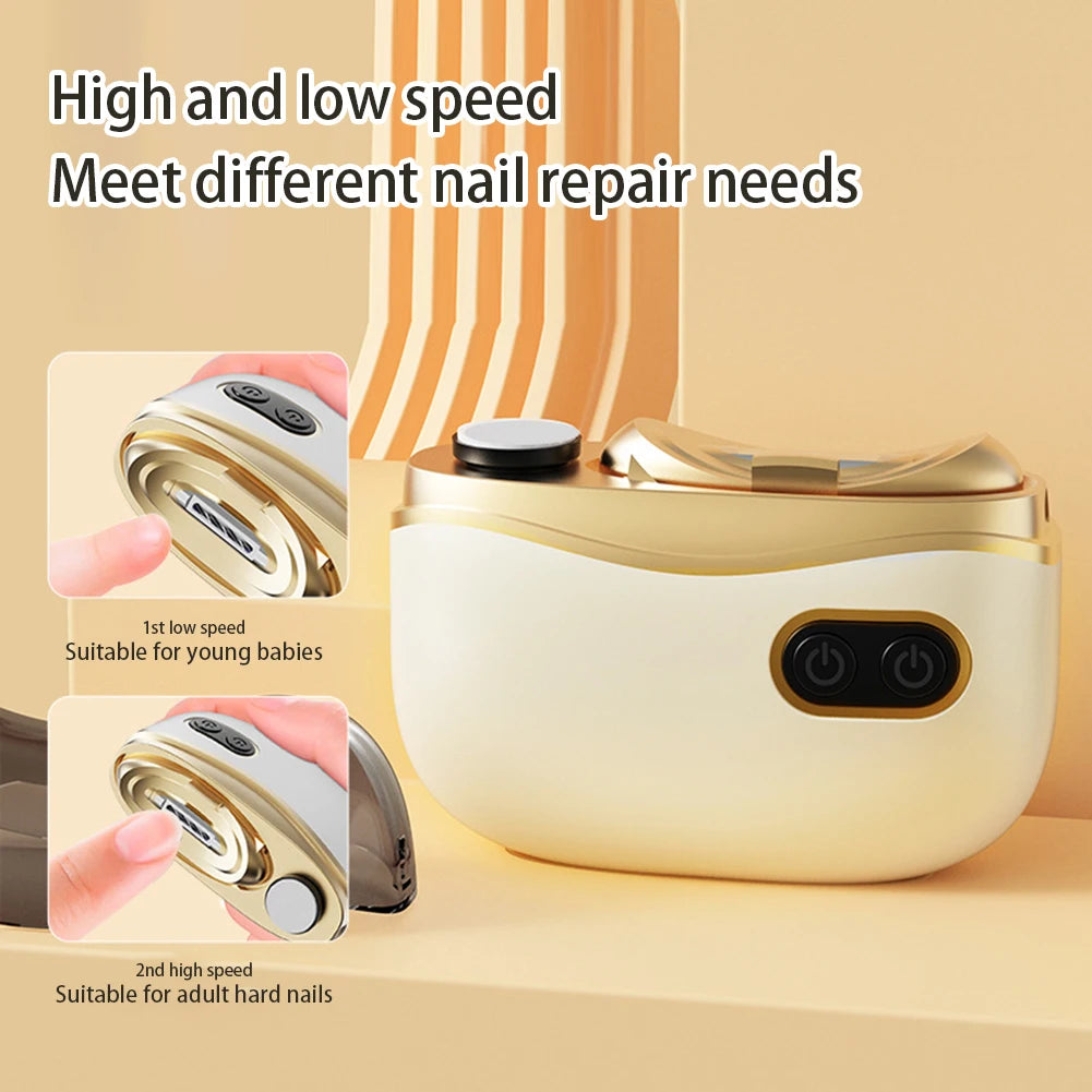 Misscheering USB Electric Baby Nail Trimmer – Quiet & Portable