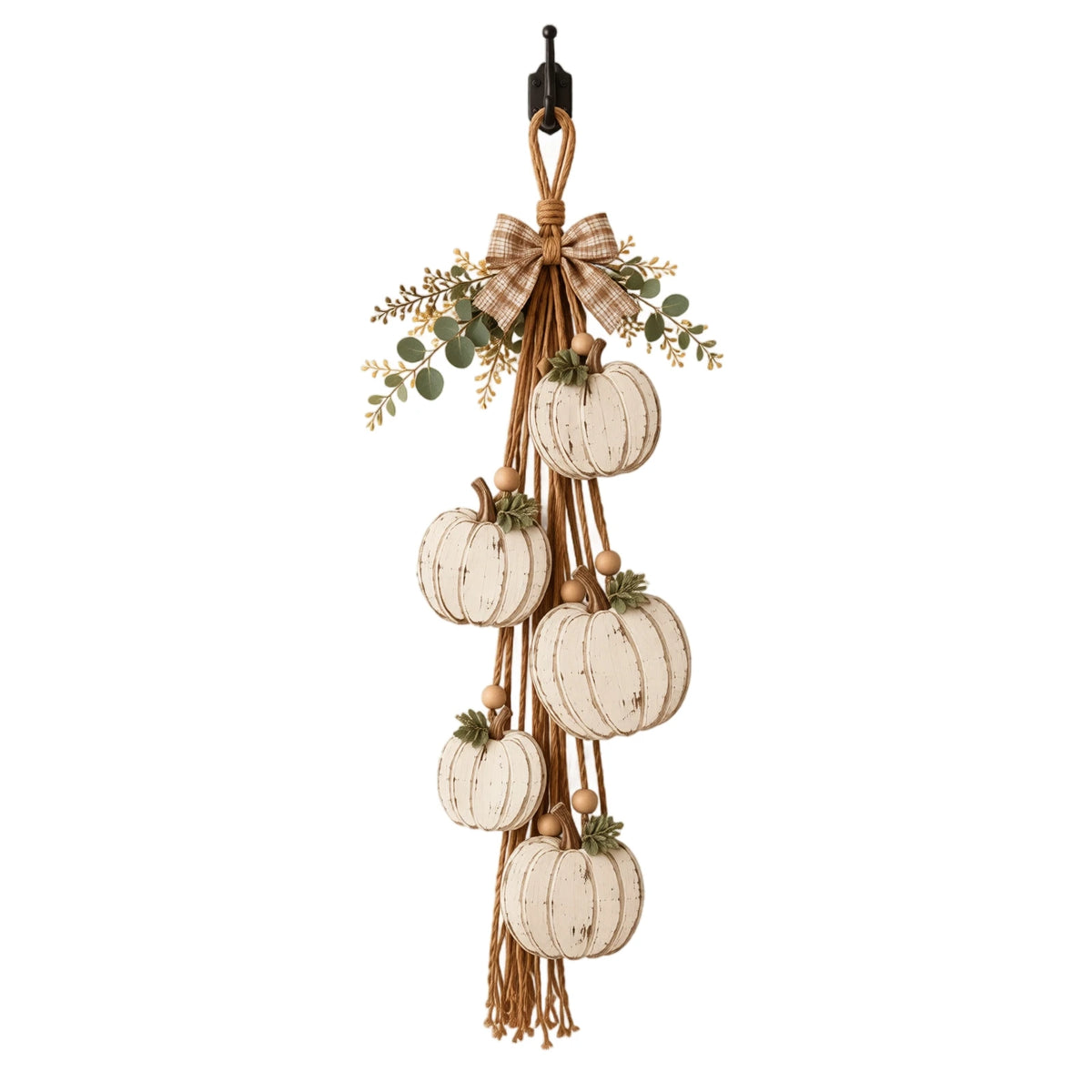Pumpkin Wall Hanging Decor with Lights – 2D Halloween Ornament