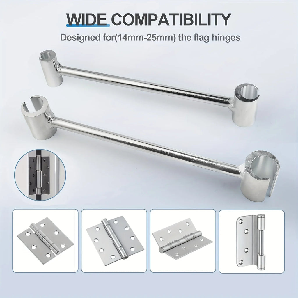 VIBE Adjustable Door Hinge Wrench – Heavy Duty Gap Tool