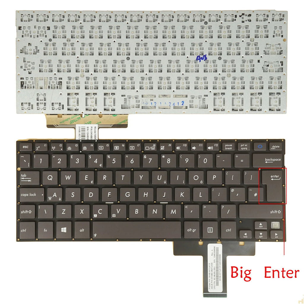 UK Keyboard for Asus Transformer Book TX300 TX300CA – Black