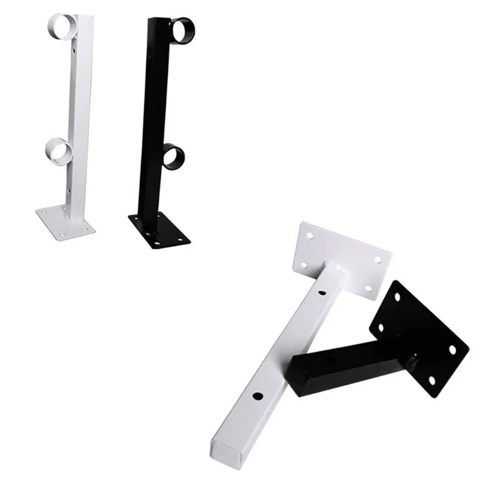 2PCS Heavy-Duty Square Tube Angle Bracket Wall Shelf Support