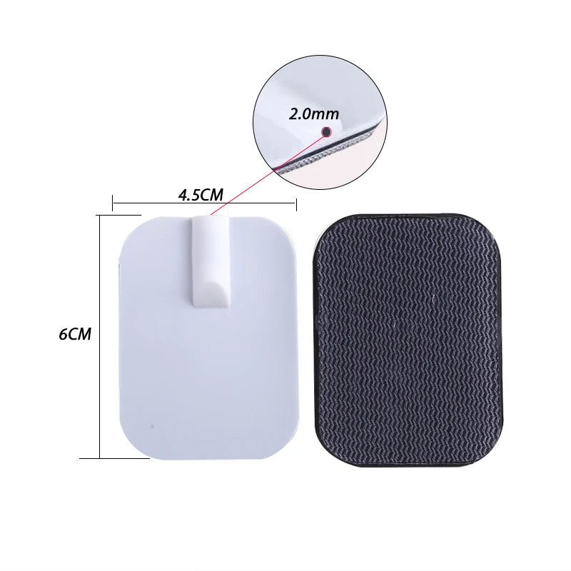 TENS EMS Reusable Gel Electrode Pads – 6×4cm Self-Adhesive
