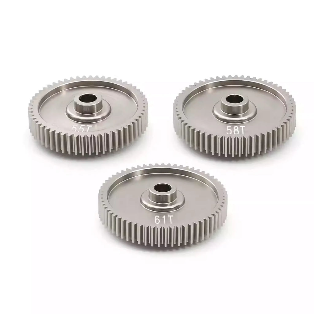 55T 58T 61T Alloy Spur Gear Upgrade for Tamiya TT-01 RC Car