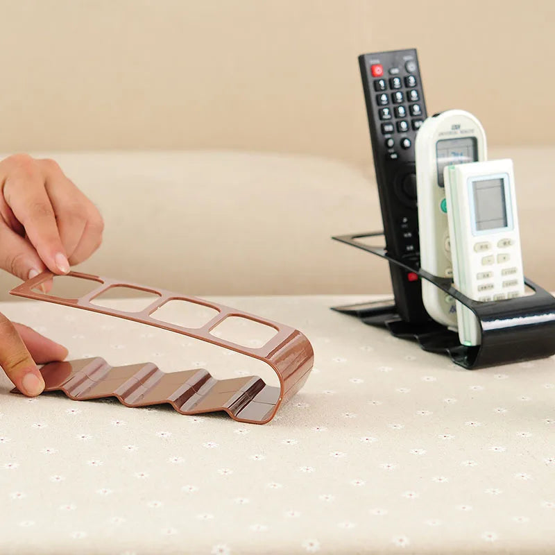 4-Compartment Remote Control & Desktop Organizer Holder