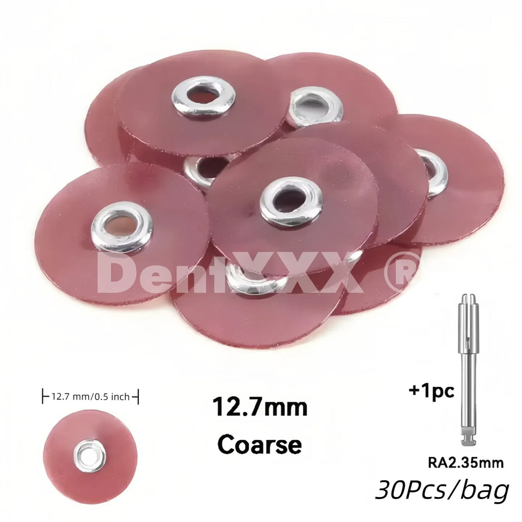 31-Pc Glass Polishing Disc Set & Mandrel – 4 Grits