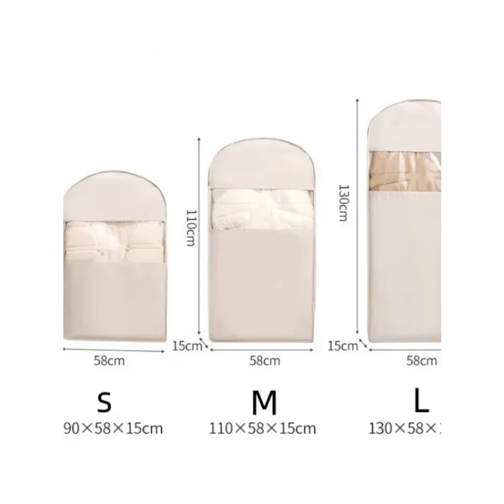 Down Jacket Compression Hanging Storage Bag – Wardrobe Organizer