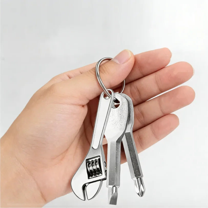 3-Piece Mini Screwdriver Keychain Set – Portable Multitool