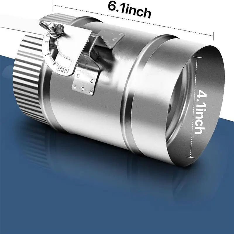 2-Pack 4" HVAC Manual Volume Damper with Sleeve – Galvanized
