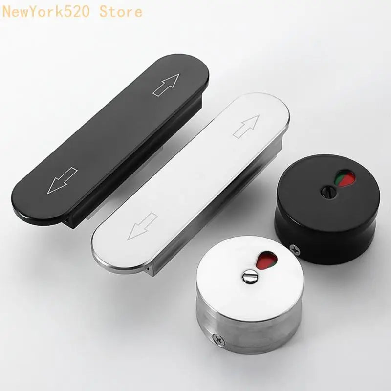 Zinc Alloy Sliding Bolt Privacy Lock with Occupancy Indicator