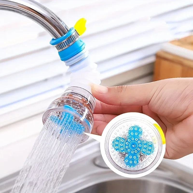 Adjustable Swivel Faucet Extender – Splash-Resistant Kitchen Tap