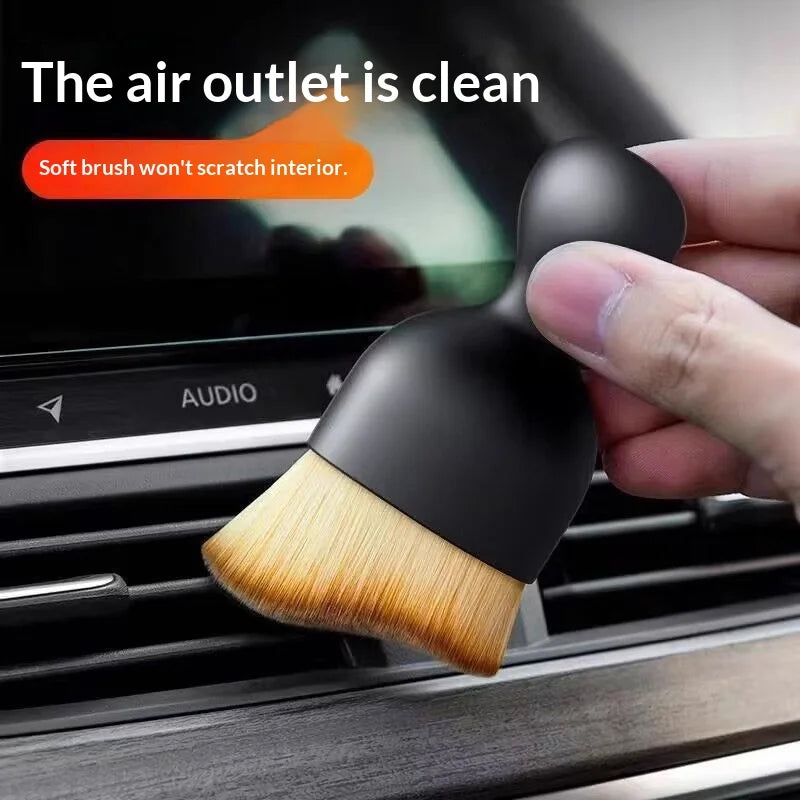 Soft Bristle Car Interior Detailing Brush – Scratch-Free