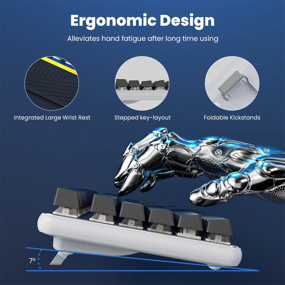 RK Royal Kludge RK918 108-Key RGB Mechanical Keyboard