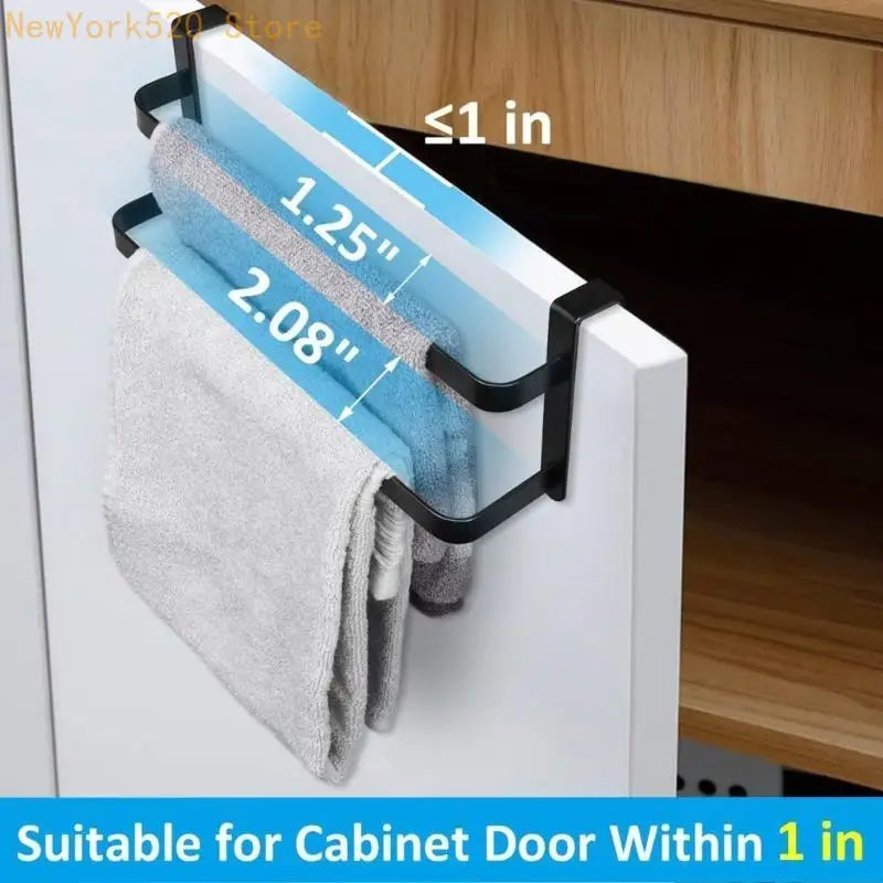 Over-the-Door Towel Rack – Cast Iron, No Drilling Needed