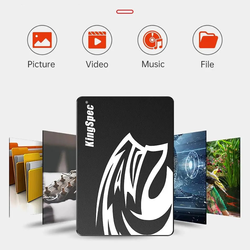 KingSpec 512GB 2.5" SATA III SSD – Fast Internal Solid State Drive