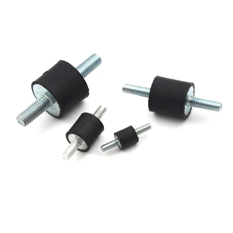 4-Pack M4–M8 Anti-Vibration Rubber Mounts for Compressors