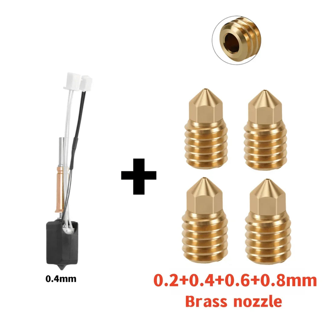 Upgraded Hotend Kit Anycubic Kobra 3 – Bi-Metal 24V 60W