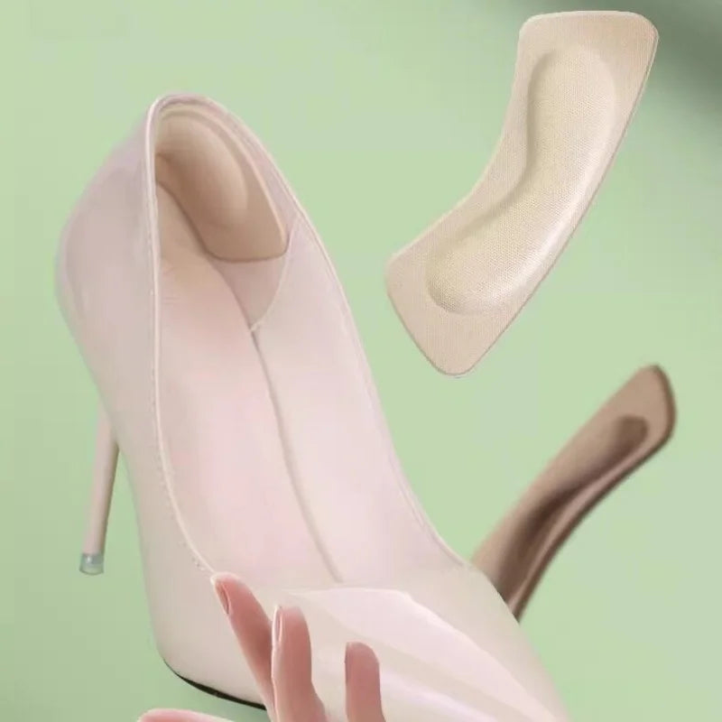 Soft Sponge Heel Grip Liners – Anti-Slip Shoe Heel Pads