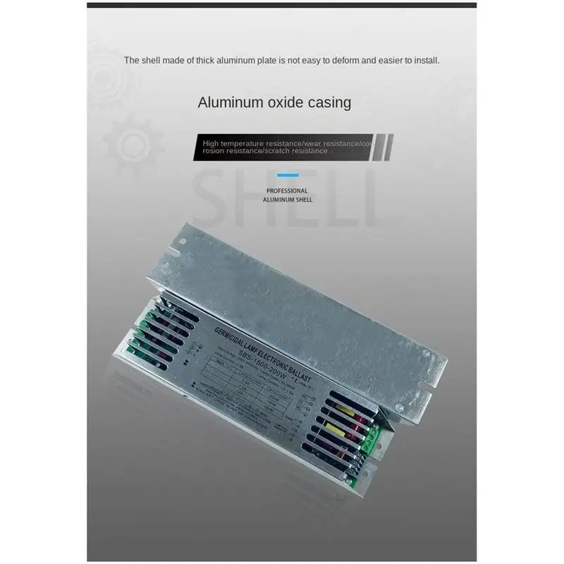 VIBE SBS-1500 200W Electronic UV Ballast for T5 T6 UVC Lamps