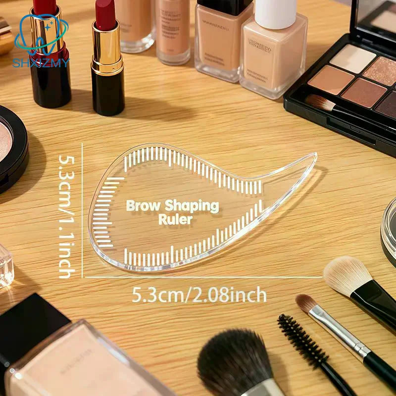 Brow Mapping Ruler Tear Drop Arch PMU Eyebrow Shaping Stencil