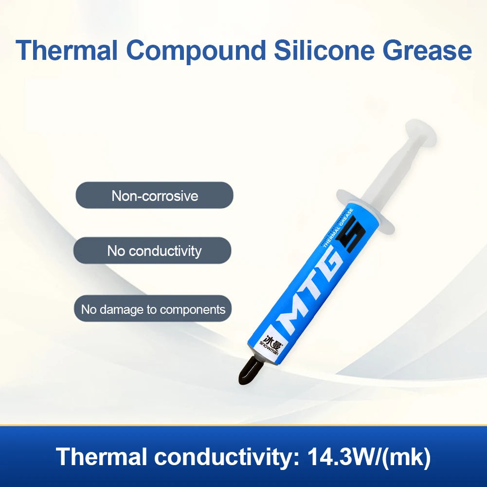Snowman MTG Thermal Paste 5g/10g – 14.3 W/m-K CPU GPU Compound