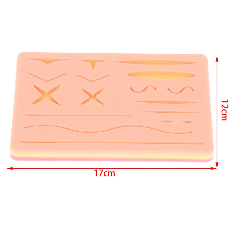 Silicone Suture Practice Pad – Reusable Stitching Training Mat