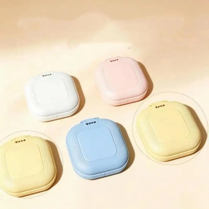 Denture Retainer Case with Vent Holes – Portable Dental Box