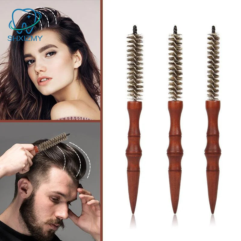 Boar Bristle Teasing Brush – Schima Wood Handle Styling Tool