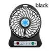 USB Rechargeable Mini Desk Fan – 3 Speeds & LED Light