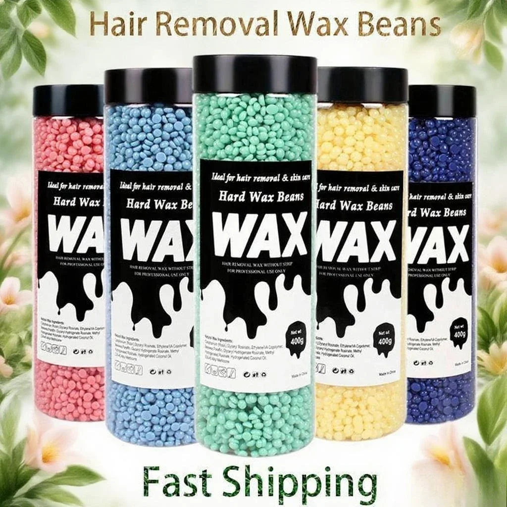 400g Hard Wax Beads for Hair Removal – Brazilian Waxing Beans