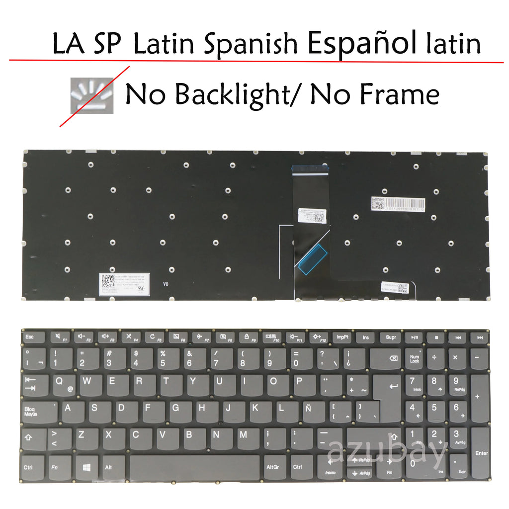 AZERTY Keyboard for Lenovo IdeaPad 3-15 Series – LA/Belgian