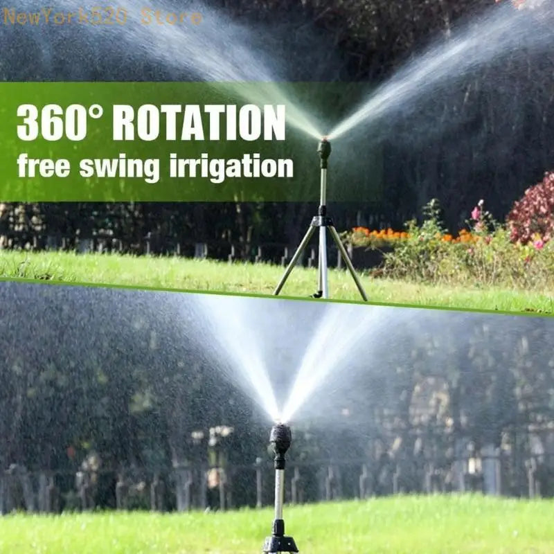 360° Adjustable Tripod Sprinkler – Wide Area Lawn & Garden