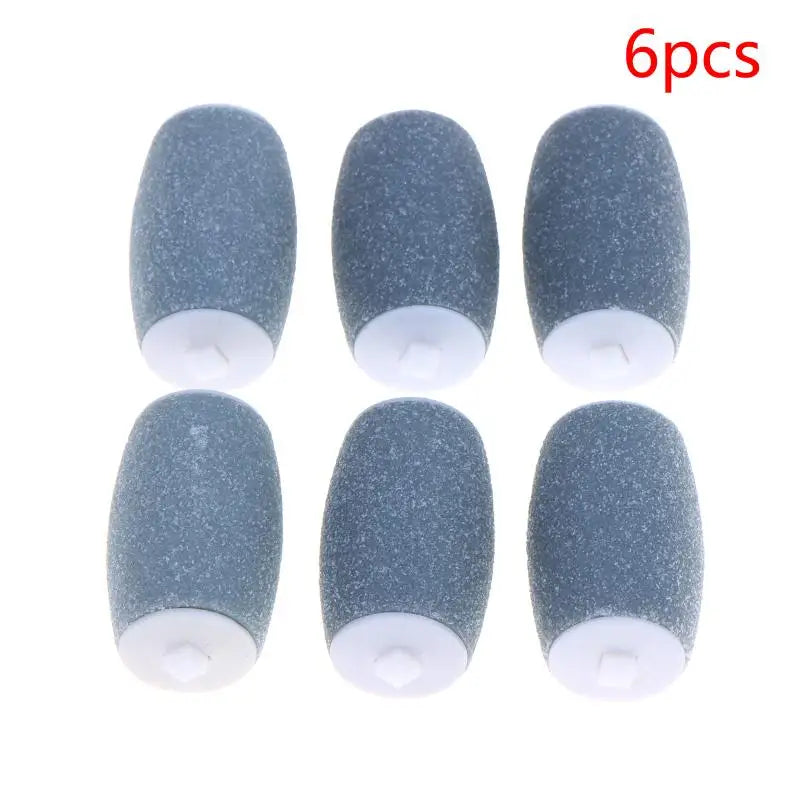 Electric Foot Scrubber Replacement Roller Heads 2–8 Pcs Refills