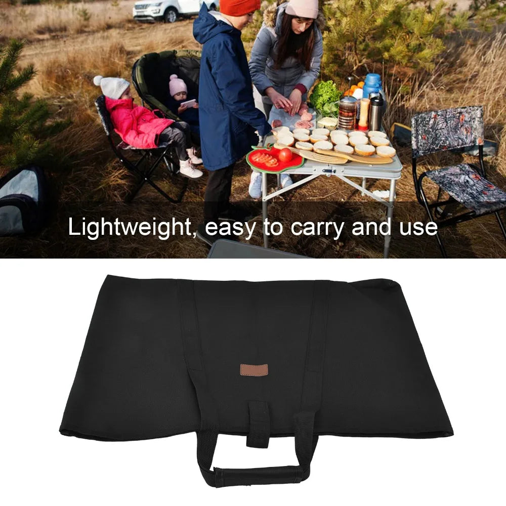 Waterproof Folding Table Carry Bag – Oxford Cloth, Black