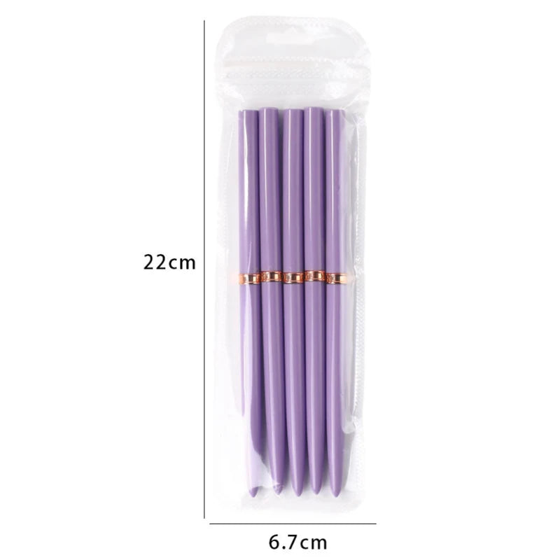 5-Pc Nail Art Liner Brush Set – Striping & Gel Design