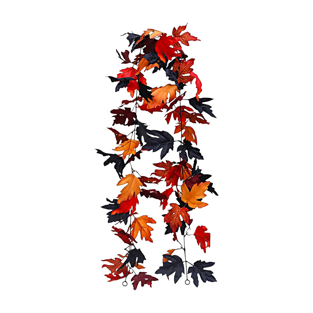 175cm Artificial Maple Leaf Garland – Fall & Thanksgiving Decor