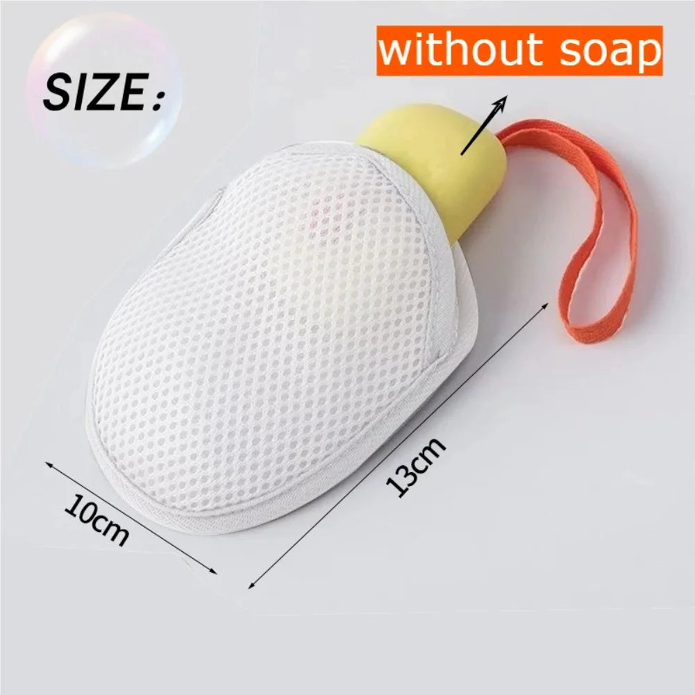 Foaming Soap Mesh Bag – Exfoliating Bath Bubble Maker Pouch