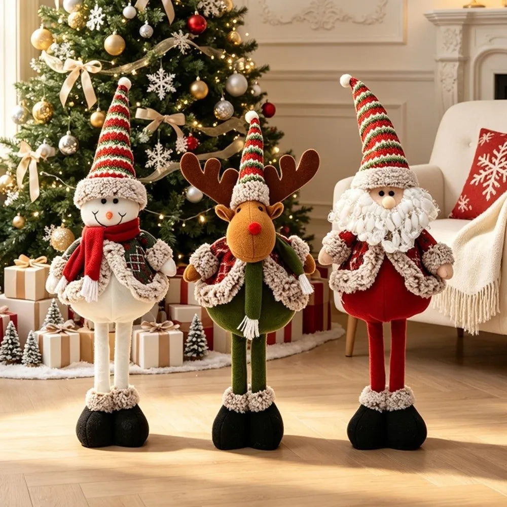 Adjustable Christmas Standing Figurine – Santa, Snowman & Reindeer