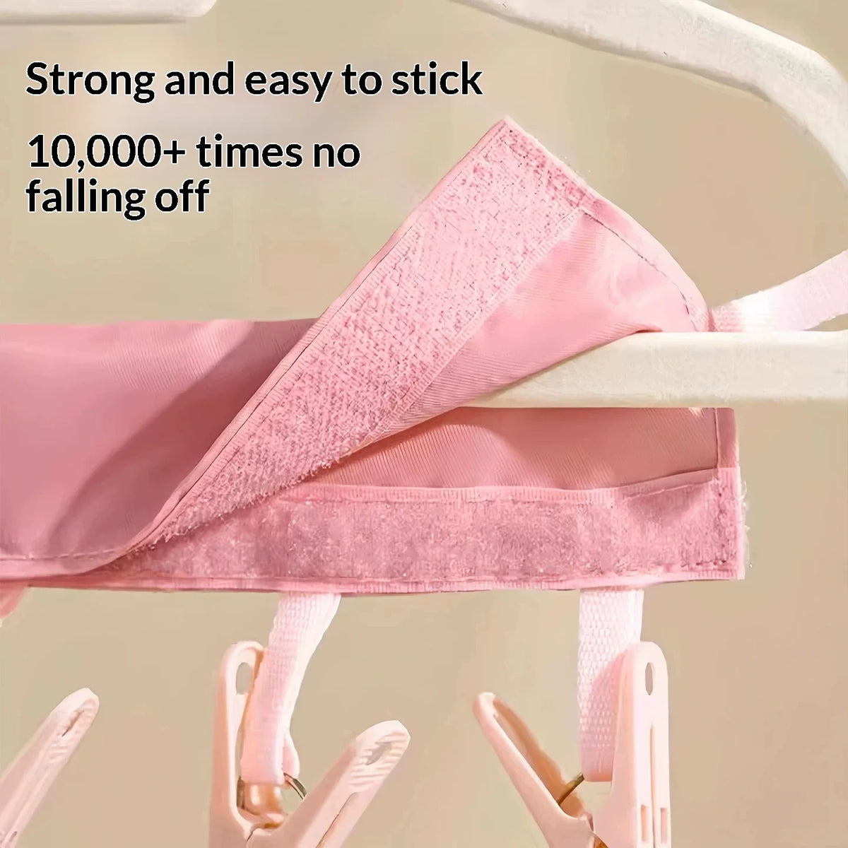 Foldable Travel Drying Rack with 6 Clips – Portable Laundry