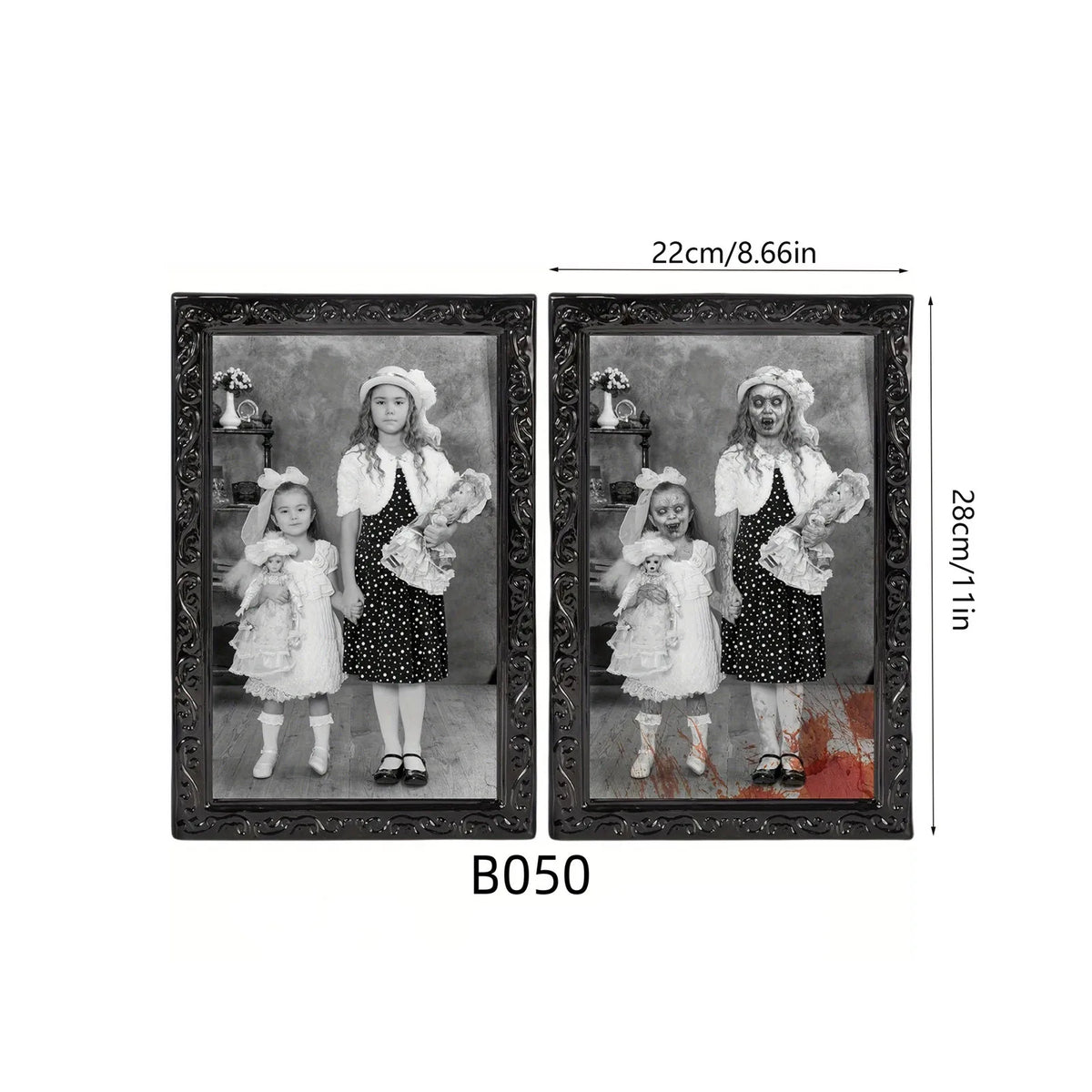 Halloween 3D Face Changing Horror Portrait Wall Decor